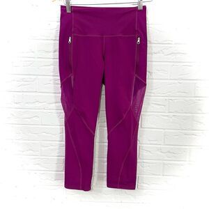 Lululemon Rush Hour 21” Crop Deep Fuchsia Size 6